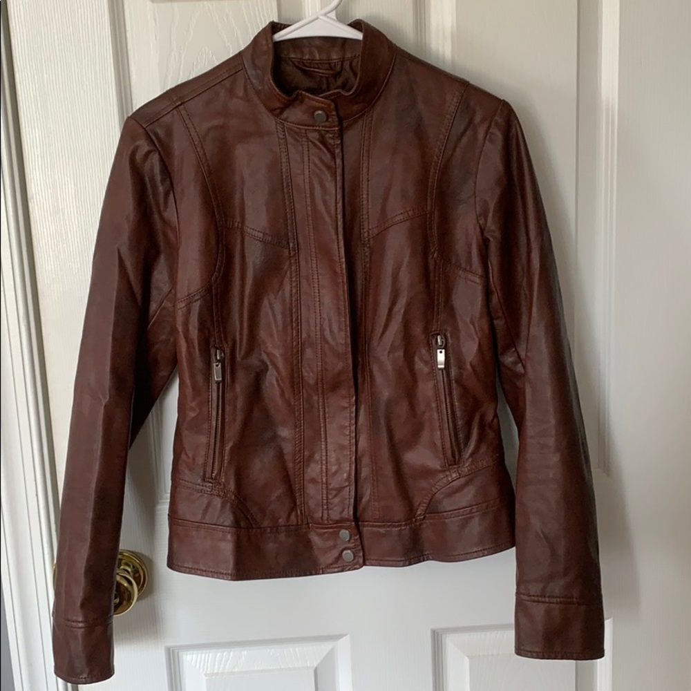 Brown Pleather jacket